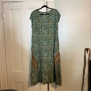 J Jill Short Sleeve Long Dress